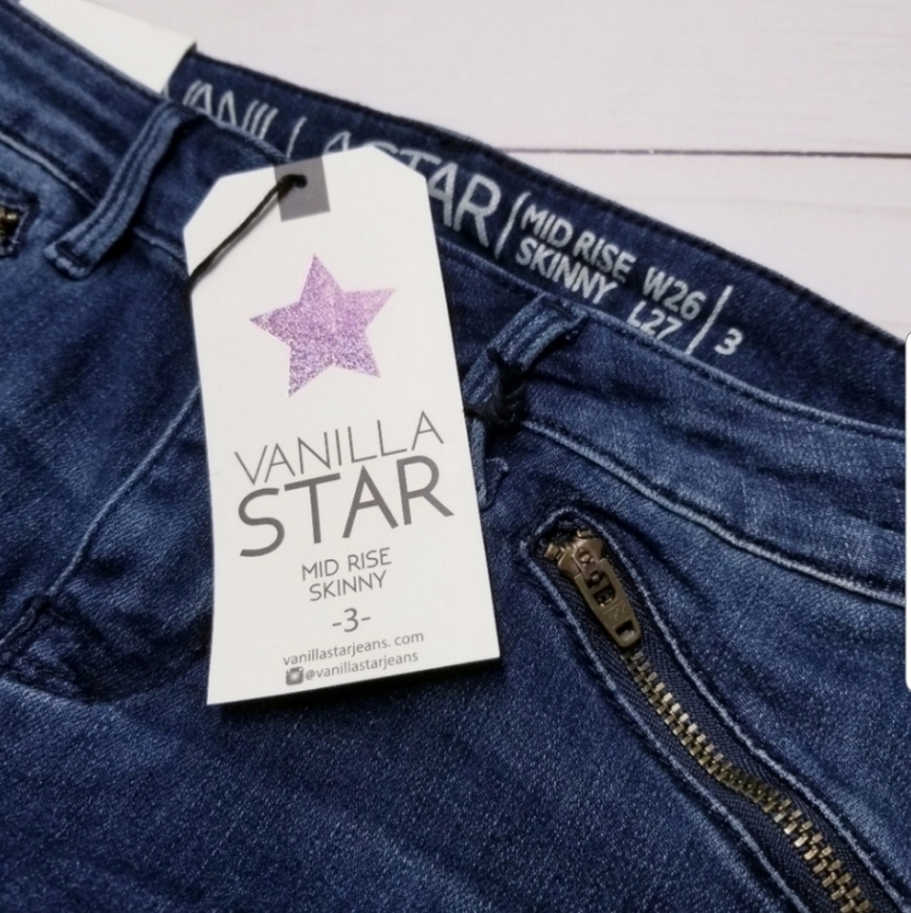 SOLD [HP] Ray Ankle Mid Rise Zippers Skinny Jeans - Picture 5 of 7